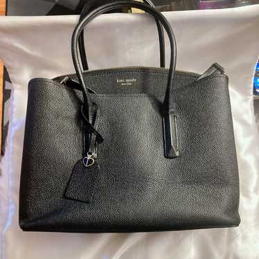 Kate Spade | Margaux | Large | Satchel | Black Lea