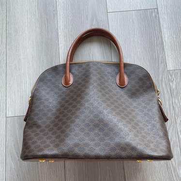 CELINE Handbag Macadam Pattern