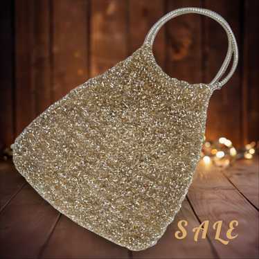 ANTEPRIMA Wire Bag Gold Tote Bag