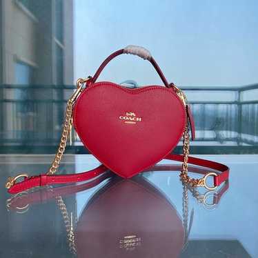 Coach Heart Crossbody In Colorblock