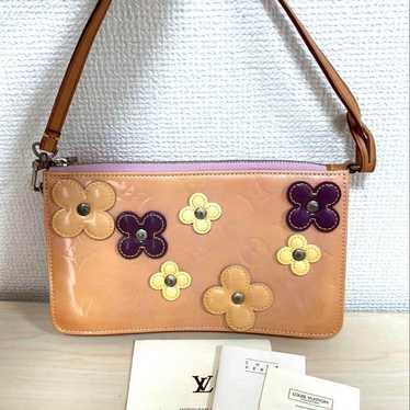 LOUIS VUITTON Lexington Mini Handbag Flower Vernis