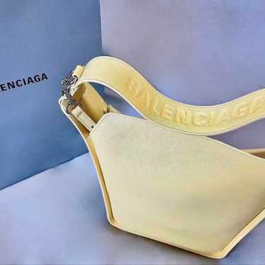 BALENCIAGA North South 2-way Yellow Shoulder Bag