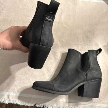 TOMS Everly Black booties