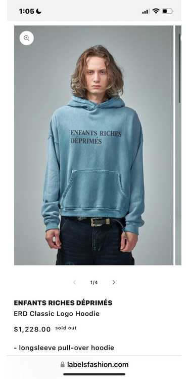 Enfants Riches Deprimes ERD Classic Logo Hoodie