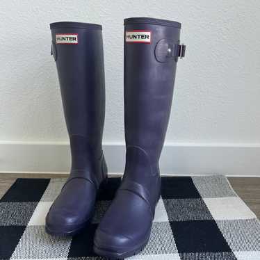 Hunter Rain Boots, Purple, Size 6