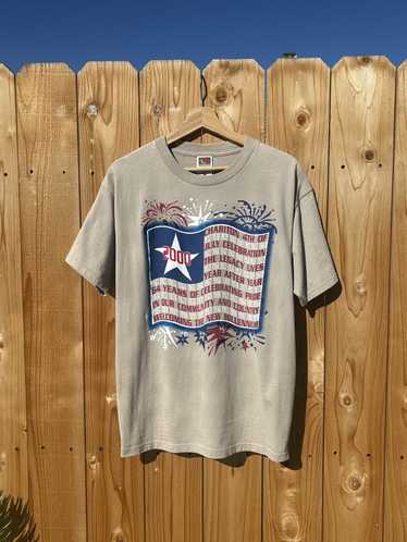 Streetwear × Vintage Y2K 4th of July Vintage Tee S