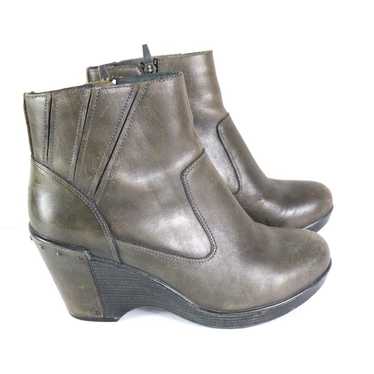 Dansko Faith leather wedge ankle boot 38