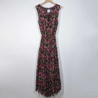 MISA Los Angeles MISA Hollen Fuschia Floral Tiered