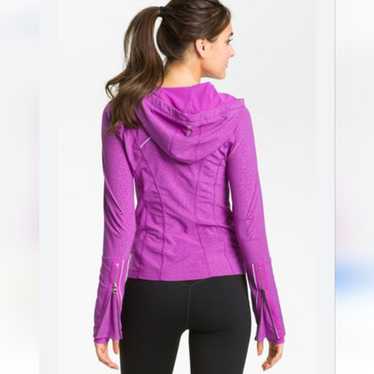 Zella Fuchsia lightweight running jacket hoodie fl