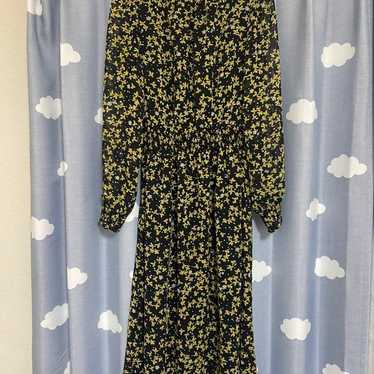 Quantisi Floral Chiffon Long Dress Size 9