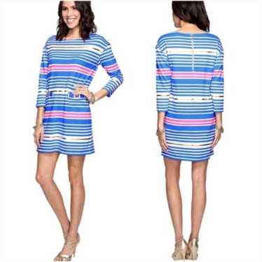 Lilly Pulitzer Lena Dress in Lapis Blue Tiki Strip