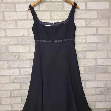 London Times Little Black Dress Sleeveless Chiffon