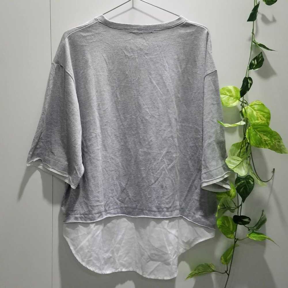 ★Classical Elf Cut-sew T-shirt Layered Oversized … - image 2