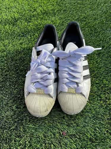 ★Adidas x BAPE★Superstar Vintage Blue Cloud White★大人気 BAPE X Superstar Vintage 'Blue White' - Adidas - JR2702