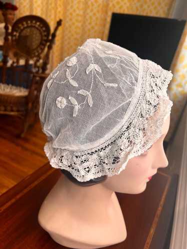 カナエ 1910s~1920s Cotton Nightcap カナエ 1910s~1920s Cotton Nightcap カナエ 1910s~1920s Cotton