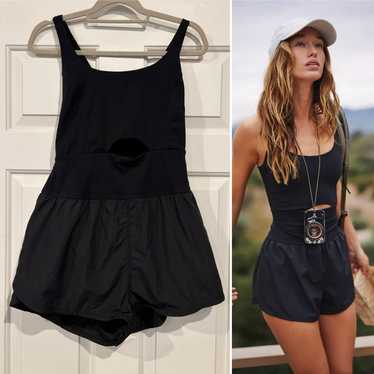 Free People Righteous Runsie | L/G | Black | NWOT 