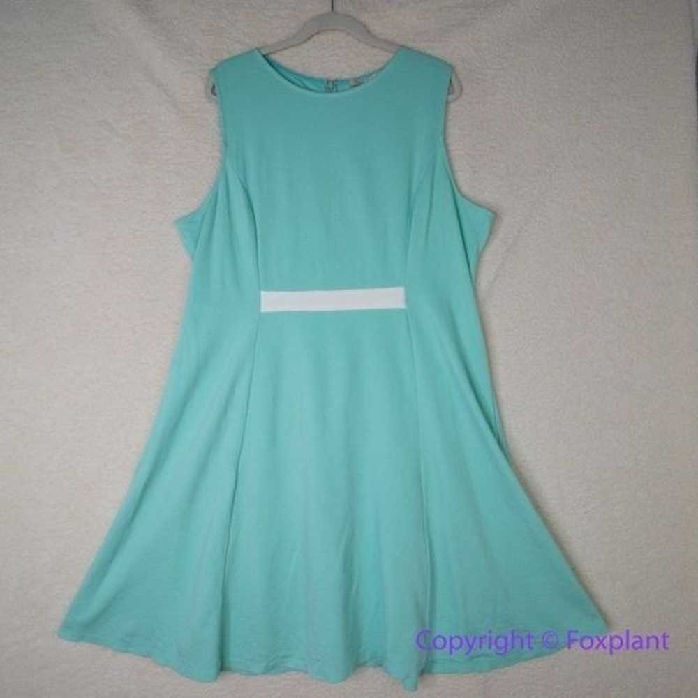 Anghropologie Hutch Mint Green Fit & Flare Dress,… - image 1