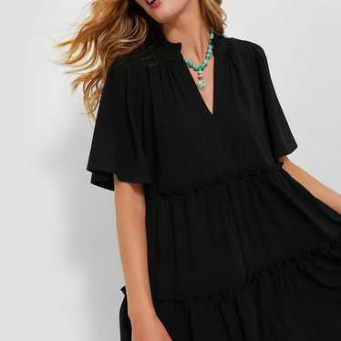 TUCKERNUCK Black Crepe Crawford Dress M