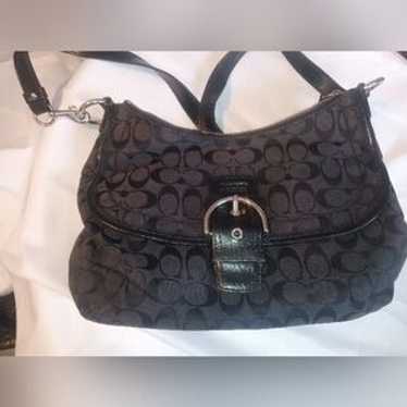 バッグ Coach Signature Flap Hobo Shoulder Bag Coach signature flap shoulder - Gem