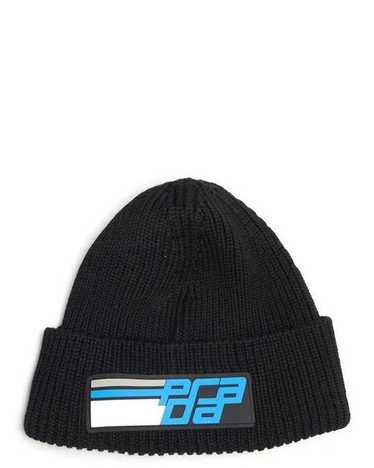 ニットキャップ・ビーニー PRADA Embroidered Wool Blend Beanie Hat Prada Wool and Cashmere Beanie | Saks Fifth Avenue