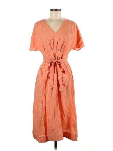 Madewell Women Orange Casual Dress 6 Petites