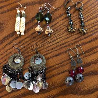 Drop Earrings bundle of 5