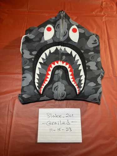 Bape Bape Aoyama Camo Shark Full Zip Hoodie