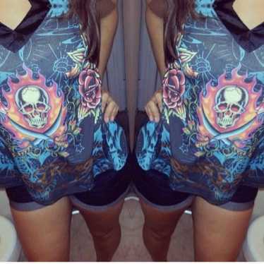 Ed Hardy Christian Audiger tank top