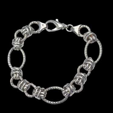 Vintage Sterling Silver Bracelet - Chain