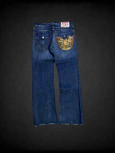 True Religion Billy Buddha Embroidered jeans