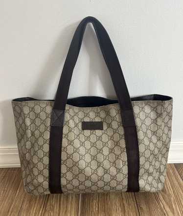 Gucci GUCCI GG Monogram Supreme Tote Bag Handbag B