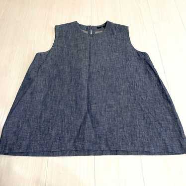 45R Denim Sleeveless Shirt