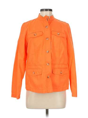 Talbots Women Orange Jacket M Petites