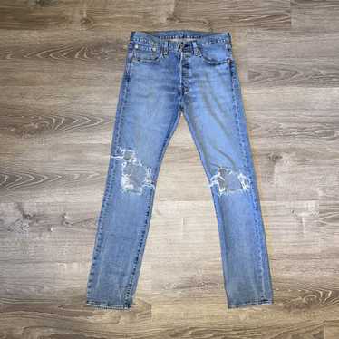 Levi's Levis 501 Ripped Knee Jeans