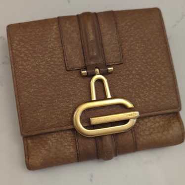 Vintage Gucci Wallet Brown Leather sm Wallet Gucci