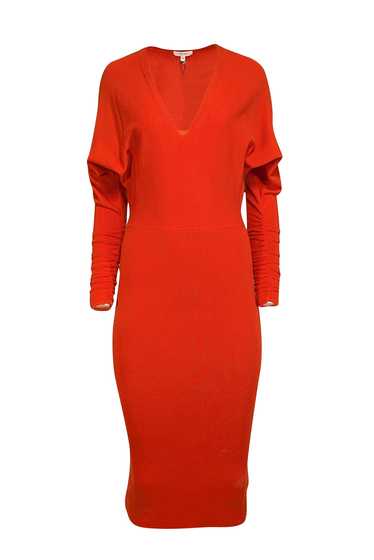 Reiss - Orange Wool Blend Knit Dress Sz XS