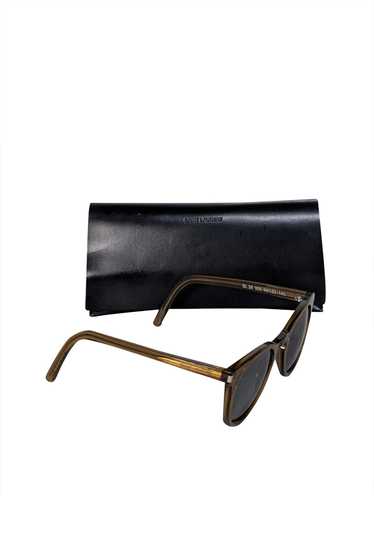 Yves Saint Laurent - Brown Translucent Sunglasses