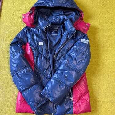 TOMMY HILFIGER Down Jacket Navy/Red M