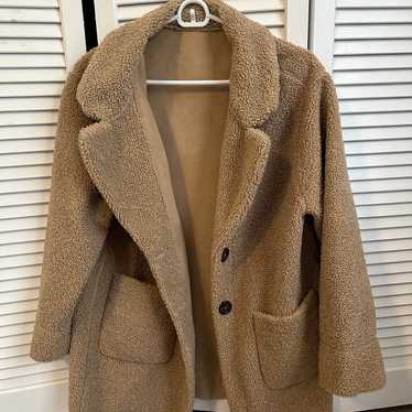 zara teddy coat