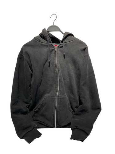 Supreme/Zip Up Hoodie/L/Cotton/BLK/