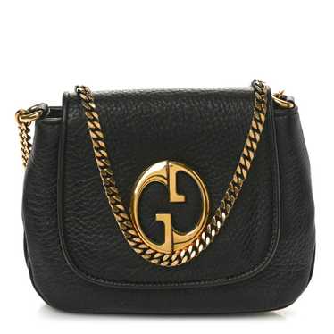 GUCCI Pebbled Calfskin Small 1973 Chain Shoulder B