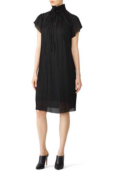 Opening Ceremony Plisse Neck Tie Dress