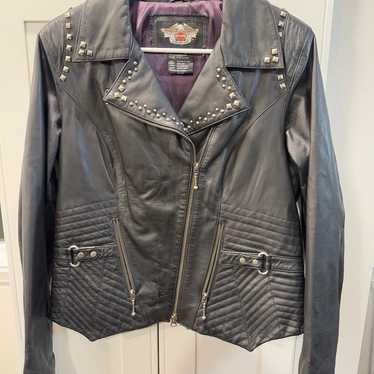 ジャケット・アウター HARLEY DAVIDSON vintage leather jacket Vintage 80s 90s Harley Davidson Authentic Leather Biker