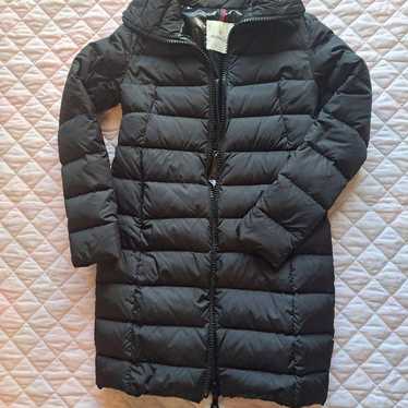 Moncler black down jacket size 0