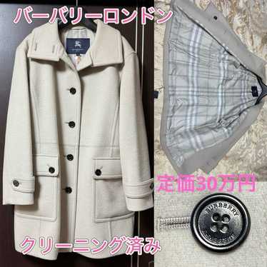 ⭐️Cleaned⭐️ Burberry London Wool Coat Size 38