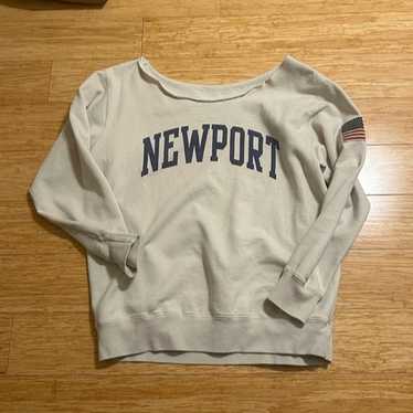 brandy melville off the shoulder Newport sweater