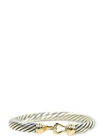 David Yurman Sterling/14k 7mm Cable Classic Buckle