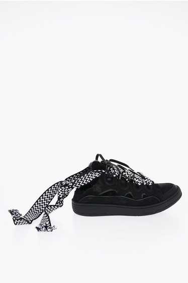 Lanvin o1w1db11024 Curb Leather Mules Sneakers in 