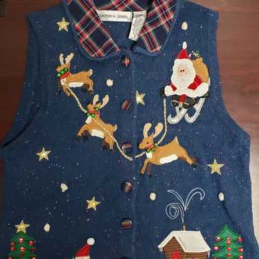 Vintage Victoria Jones christmas sweater