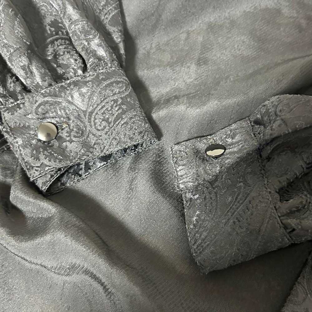 Italian-made paisley pattern long-sleeve cardigan… - image 10